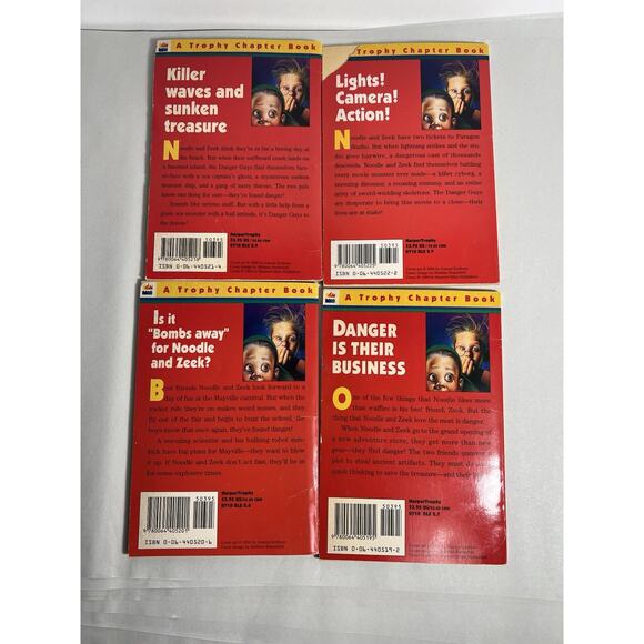 Danger Guys Books 1-4 Holywood Halloween by Abbott, Tony Children Chapter Books - Picture 6 of 9